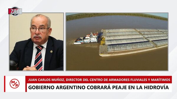 Armadores fluviales, preocupados por decisión de Argentina de cobrar peaje en la hidrovía - Megacadena — Últimas Noticias de Paraguay