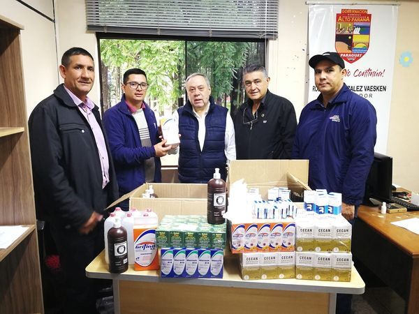Entregan medicamentos para Centro de Salud de Minga Porã