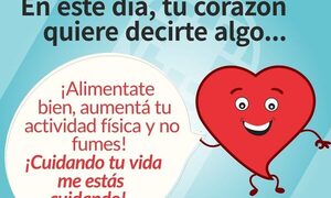 Vida saludable contribuye a cuidar el corazón