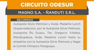 Dos empresas de transporte cubrirán el “Circuito Odesur”