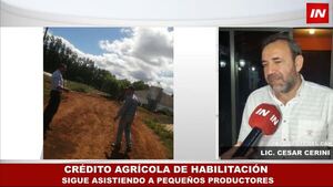 CRÉDITO AGRÍCOLA DE HABILITACIÓN SIGUE ASISTIENDO A PEQUEÑOS PRODUCTORES EN ITAPÚA