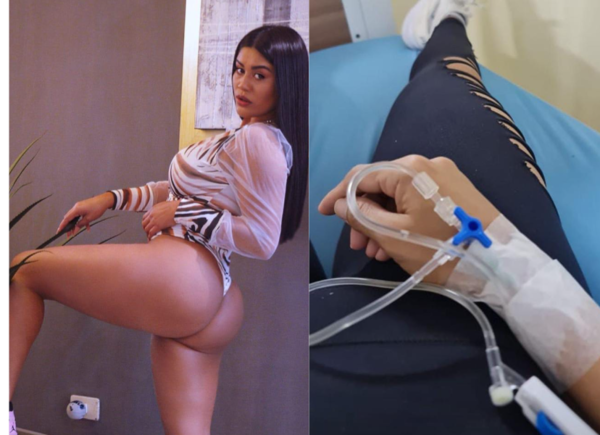 ¿Por culpa de payé?: Modelo se accidentó con transganado y fue a parar a urgencias