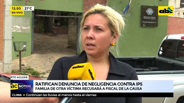 Ratifican denuncia de negligencia contra IPS - ABC Noticias - ABC Color