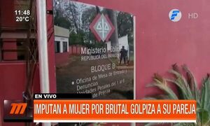 Imputan a una mujer por brutal golpiza a su pareja | Telefuturo