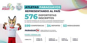 Juegos Odesur contarán con la mayor representación paraguaya en una competencia olímpica