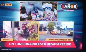 Un funcionario desaparecido tras incendio del TSJE