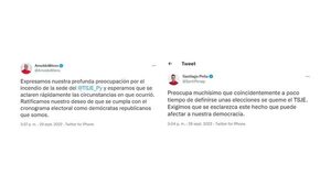 Incendio TSJE: Precandidatos y partidos se pronuncian y piden esclarecer el hecho - Nacionales - ABC Color