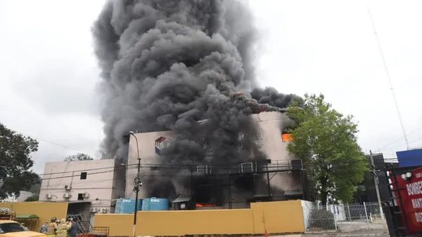Un funcionario está desaparecido a raíz del incendio en el TSJE
