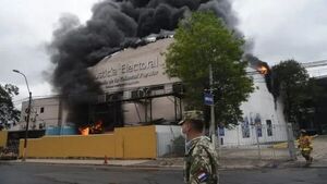 Sospechan de incendio en TSJE: "Si no es un atentado, se le parece mucho"