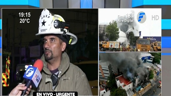 Bomberos logran controlar siniestro en el TSJE - Paraguaype.com
