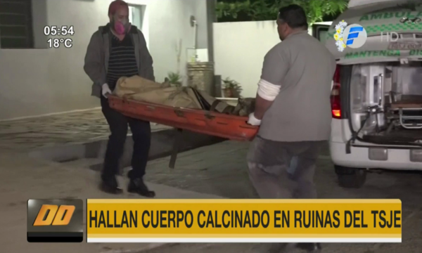 Hallan cuerpo calcinado en ruinas del TSJE | Telefuturo