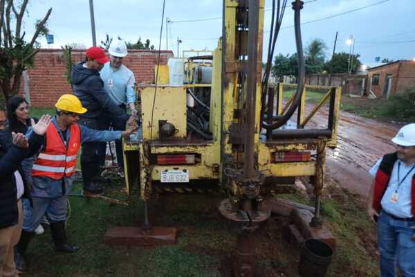 Con aporte de ITAIPU, se inició la construcción de 20 sistemas de distribución de agua potable en Alto Paraná