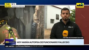 Hoy harán autopsia de funcionario fallecido  - ABC Noticias - ABC Color
