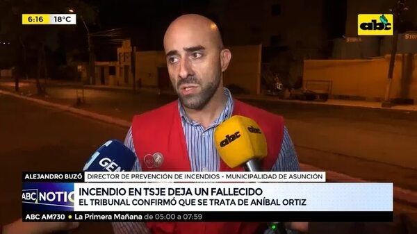 Incendio en TSJE: todo el Sector G quedó totalmente consumido - ABC Noticias - ABC Color