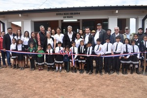 Inauguraron refacciones en Escuela y Colegio “San Miguel” de Loma Plata