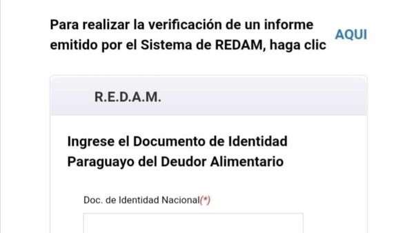 ¡Ojo! Ya se puede vichear a papás morosos desde la web