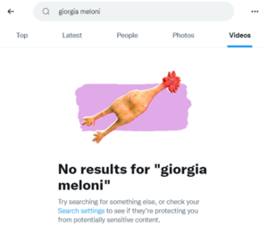 Twitter censura los discursos de Giorgia Meloni - Informatepy.com