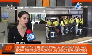Sector turismo copado por los Juegos Suramericanos | Telefuturo