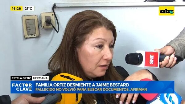 Familia Ortiz desmiente a Jaime Bestard - Factor Clave - ABC Color
