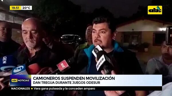 Camioneros suspenden movilización - ABC Noticias - ABC Color