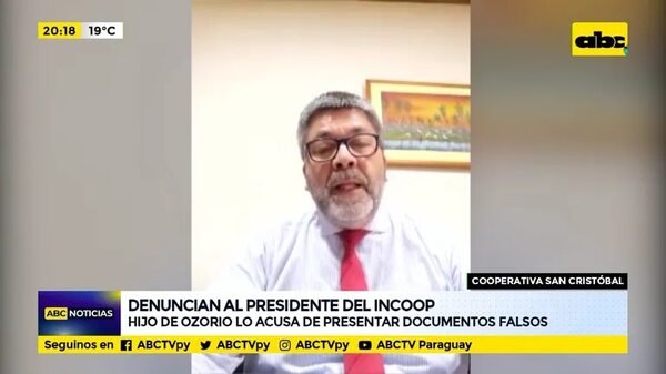 Denuncian al presidente del INCOOP - ABC Noticias - ABC Color