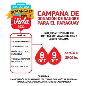Lanzan campaña de donación de sangre: faltan más de 15.000 litros al año - Nacionales - ABC Color