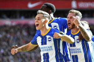 Crónica / Enciso se quedó con las ganas y el Brighton empata al Liverpool en gran partido