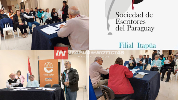 FILIAL ITAPÚA DE LA SOCIEDAD DE ESCRITORES ELIGIÓ NUEVA MESA DIRECTIVA