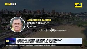 ¿Qué días estará cerrada la costanera? - ABC Noticias - ABC Color