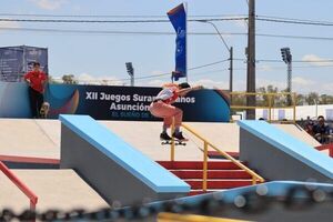 Los skaters fueron los primeros en competir en los XII Juegos Suramericanos Asunción 2022