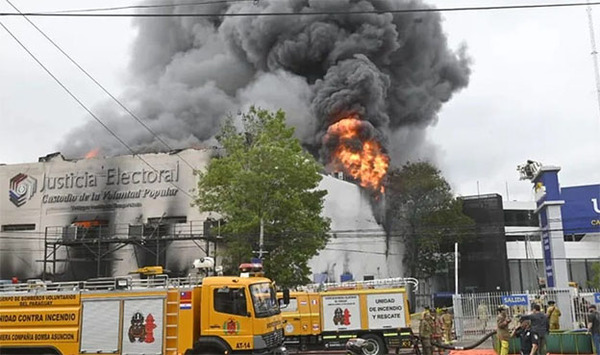 Incendio delataría plan para desconocer voluntad popular | DIARIO PRIMERA PLANA