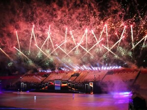 El Defensores vibró con la fiesta inaugural de los Juegos Suramericanos - APF