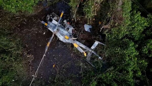 Al menos tres muertos tras desplomarse helicóptero de la Marina en Tabasco, México