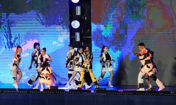 Tini deslumbró al público en los juegos Odesur