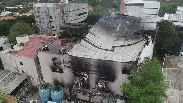 Califican incendio en el TSJE como un ataque al sistema democrático