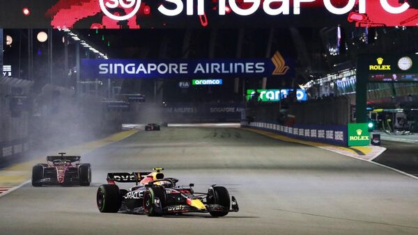 Sergio Checo Pérez gana en Singapur