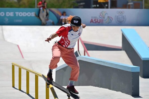 Odesur: Representantes paraguayos del skateboarding quedan entre los ochos mejores - trece