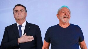 Con el 70% de las urnas contadas, Lula supera a Bolsonaro