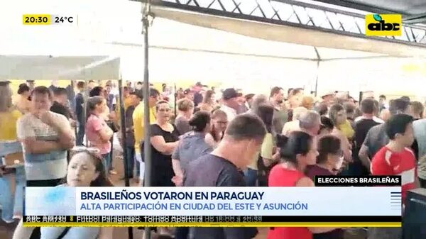 Brasileños votaron hoy en Paraguay - ABC Noticias - ABC Color