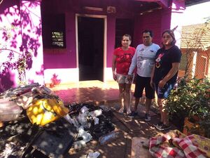 Incendio de vivienda: Sobrevivieron para contarlo y piden ayuda a la ciudadanía
