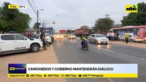 Camioneros y gobierno mantendrán diálogo - ABC Noticias - ABC Color