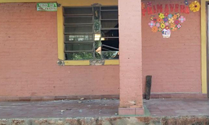 Por octava vez maleantes roban una escuela en Coronel Oviedo - OviedoPress
