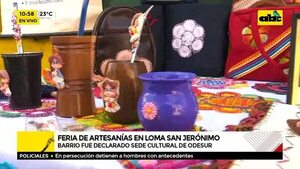 Feria de artesanías en Loma San Jerónimo - ABC Noticias - ABC Color