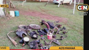 Alto Paraná: Recuperó por partes su moto - C9N