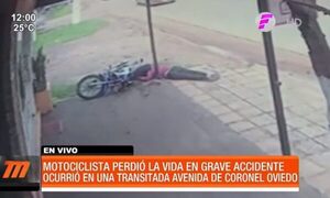 Motociclista perdió la vida en terrible accidente | Telefuturo