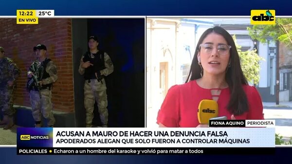 Acusan a Mauro de hacer denuncia falsa - ABC Noticias - ABC Color