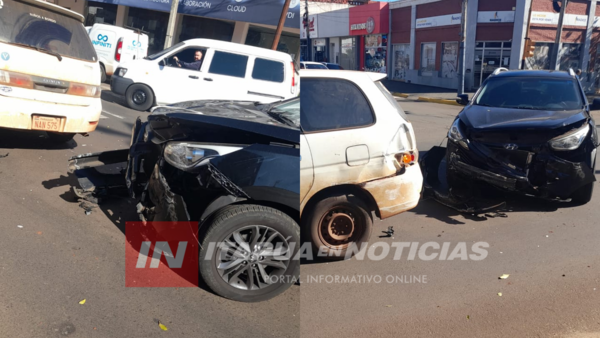 OTRO ACCIDENTE DE TRÁNSITO EN ENCARNACIÓN SOBRE LA AVDA. CABALLERO