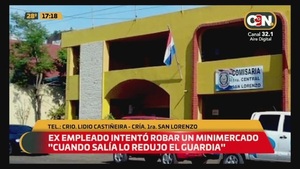 Exempleado intentó robar dinero de un minimercado - C9N
