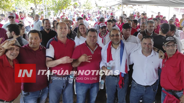 CÉSAR CERINI CERRÓ UNA GIRA DE CAMPAÑA EN ITAPÚA