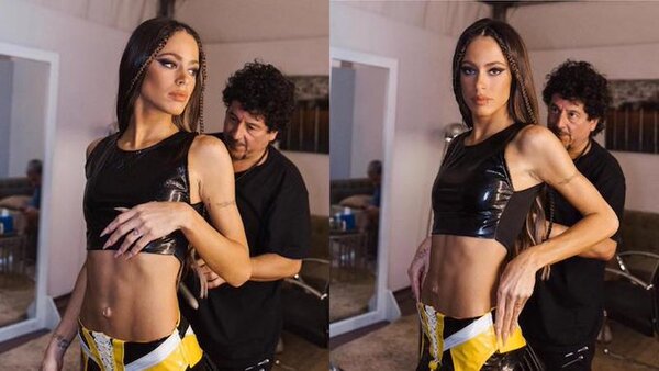 Tini Stoessel ignora burlas y presume su ombligo
